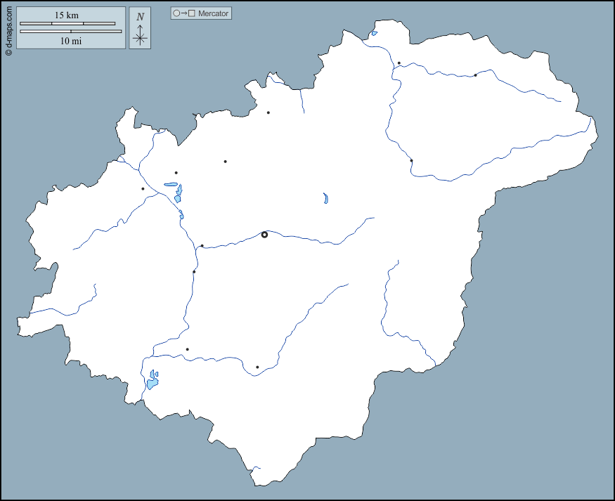 Zlín : d-maps.com: mapa gratuito, mapa mudo gratuito, mapa en blanco gratuito, plantilla de mapa : contornos, hidrografía, principales ciudades
