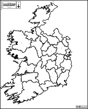 Ireland: Free maps, free blank maps, free outline maps, free base maps