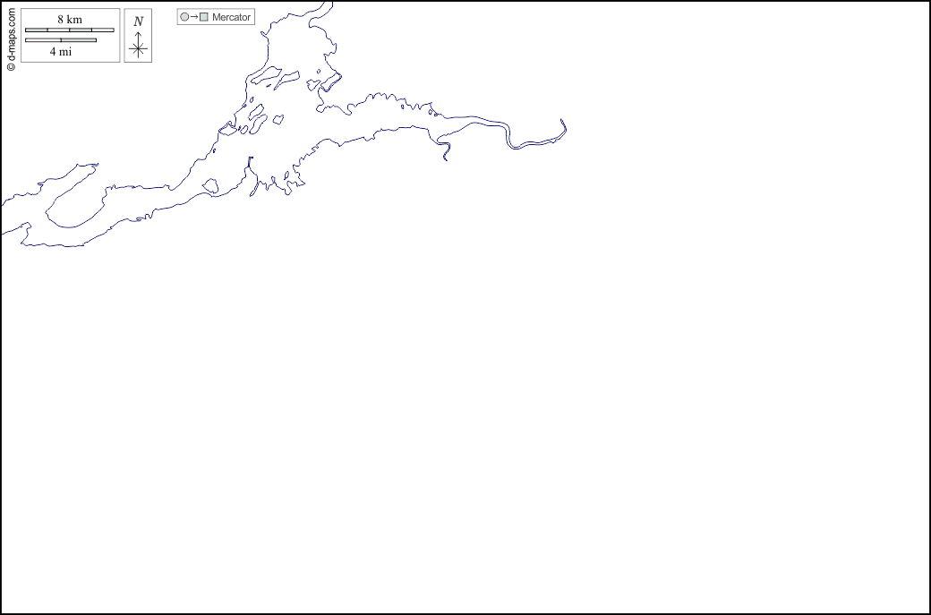 Limerick : d-maps.com: mappa gratuita, mappa muta gratuita, cartina muta gratuita : litorali, bianco