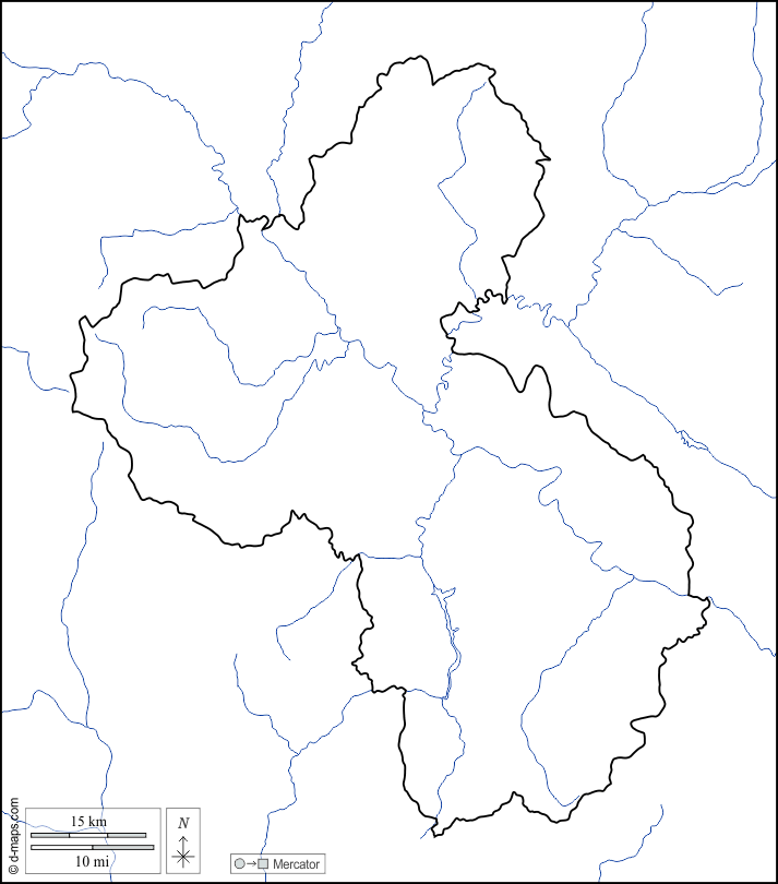 Vardar : d-maps.com: mappa gratuita, mappa muta gratuita, cartina muta gratuita : litorali, limiti, idrografia, bianco