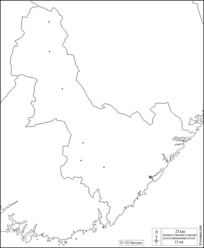 Aust-Agder : d-maps.com: mappa gratuita, mappa muta gratuita, cartina muta gratuita : frontiere, principali città, bianco