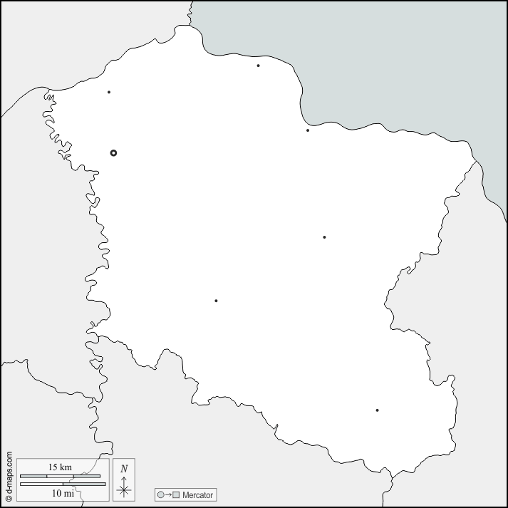 Braničevo : d-maps.com: mappa gratuita, mappa muta gratuita, cartina muta gratuita : frontiere, principali città