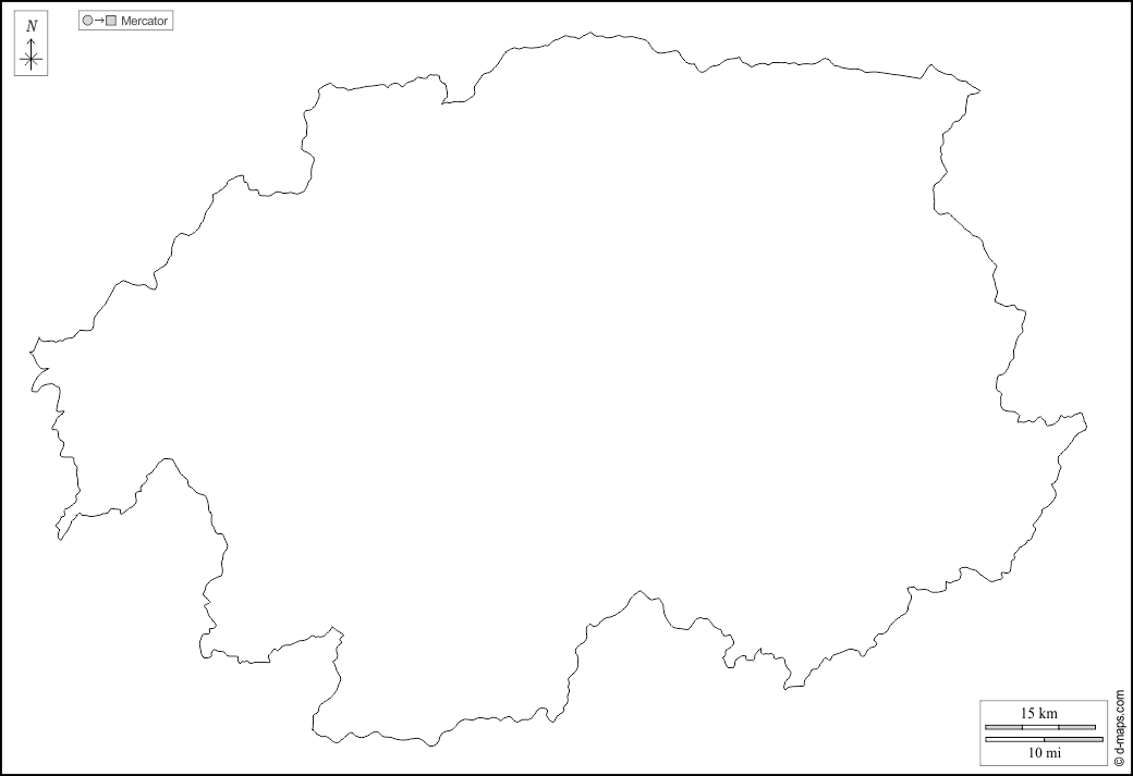 Banská Bystrica : d-maps.com: mapa livre, mapa em branco livre, mapa livre do esboço, mapa básico livre
 : contornos, branco