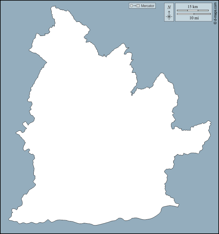 Nitra : d-maps.com: mapa livre, mapa em branco livre, mapa livre do esboço, mapa básico livre
 : contornos