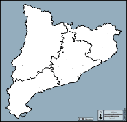 Cataluña: mapas gratuitos, mapas mudos gratuitos, mapas en blanco ...