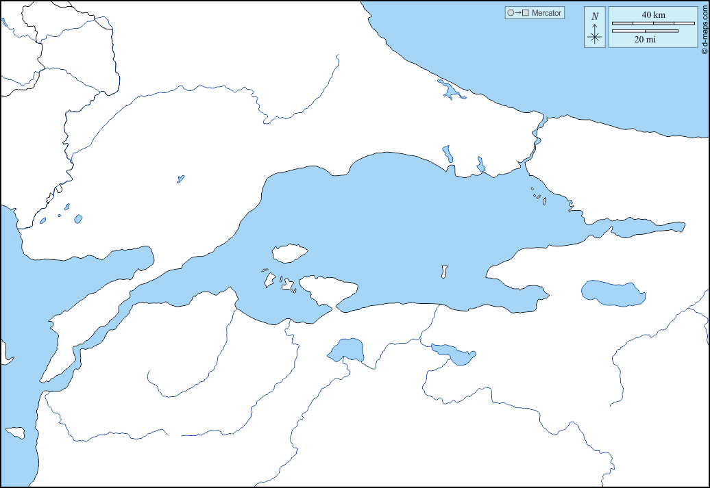 Sea of Marmara : d-maps.com: free map, free blank map, free outline map, free base map : hydrography, states